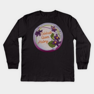 Celebrate Queer History Kids Long Sleeve T-Shirt